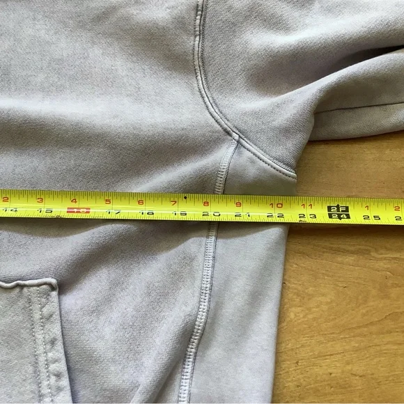 Les Tien Unisex Heavyweight Crew Neck Sweatshirt Size Small Light Purple FLAWS - Picture 4 of 11